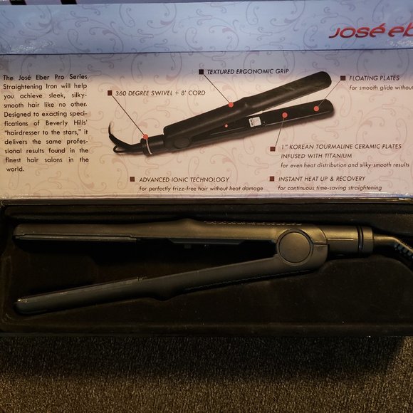 Jose Eber Hair New Jose Eber Hair Straightening Iron Black Poshmark
